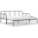 vidaXL Okvir za krevet na razvlačenje sivi metalni 90 x 200 cm | shoptok.hr