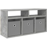  Nizak ormarić s ladicama Betonski sivi 72 x 22,5 x 38 cm | shoptok.hr