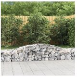  Lučne gabionske košare 4 kom 400x50x40/60 cm pocinčano željezo | shoptok.hr