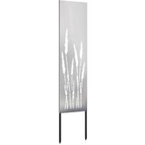 vidaXL Privatnost u vrtu Srebrno 32 x 140 cm Nehrđajući čelik | shoptok.hr