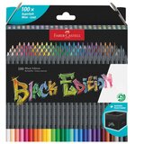  BOJE DRVENE 100BOJA TROKUTASTE BLACK EDITION FABER CASTELL 116411 BLISTER | shoptok.hr