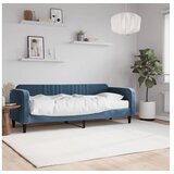 vidaXL Dnevni krevet s madracem plavi 80 x 200 cm baršunasti Cijene