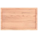  Zidna polica svjetlosmeđa 100x60x(2-6) cm obrađena hrastovina | shoptok.hr