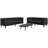  Kauč za dnevni boravak 2 pcs Crna 194 x 74,5 x 70,5 cm Baršun | shoptok.hr