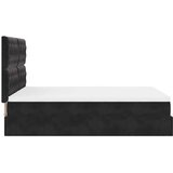  Otomanski krevet s madracima crni 140x190cm baršunasti | Eponuda.ba