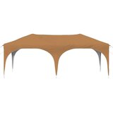  Zložljivi šotor za zabave 575 x 288 x 245 cm Bež Oxford tkanina, (5000248611) | Shoptok.si