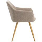 MID.YOU NASLANJAČ, kovina, tekstil bež | Shoptok.si