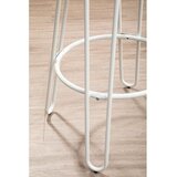 Premier Housewares Bijela/u prirodnoj boji barska stolica od čvrstog brijesta (visine sjedala 75 cm) District – | shoptok.hr