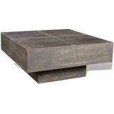  Stolić za Kavu Masivno Drvo Manga Četvrtasti Tamno Smeđi | Eponuda.com