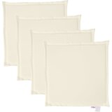  Vrtne podloge za sjedalo 4 kom krem 45x45x2 cm četvrtaste | Eponuda.com