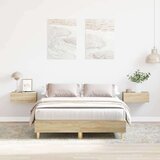 vidaXL posteljni okvir brez ležišča Sonoma hrast 120x200 cm | Shoptok.si