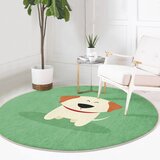 Mila Home Zelena otroška preproga ø 80 cm Comfort – | Shoptok.si