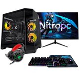 Nitropc Popoln igralni računalnik Pack Silver Plus - AMD Ryzen 5 5500, RX 6600 8GB, RAM 16GB, M.2 1TB, Črna, (5000007663) | Shoptok.si