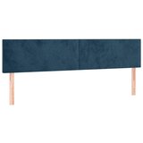  s oprugama i madracem tamnoplavi 180x200 cm baršunasti | shoptok.hr