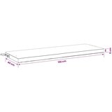  Jastučići za klupe - 2 dijela SOEST 100% poliester Crna - Crna 120 x 40 x 5 cm Melange | shoptok.hr