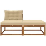  Sekcionalna sofa s jastukom 2 Komad Prirodna | shoptok.hr