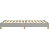  Okvir kreveta svjetlosivi 120 x 190 cm od tkanine | shoptok.hr