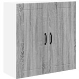 vidaXL Stenska kuhinjska omarica s polico Siva Sonoma 80 x 31 x 80 cm | Shoptok.si