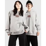 Haze Emb Pulover s kapuco heather gray