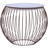 The Living Store Klubska mizica zlata Ø 51 cm - Klubska Mizica, (21574555) Cene
