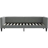  Dnevni krevet s madracem tamnosivi 80 x 200 cm od tkanine | shoptok.hr
