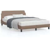  Okvir za krevet s uzglavljem cappuccino 140x190 cm umjetna koža Cijene