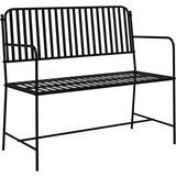  Vrtna klupa Crna 103,5 x 51,5 x 90 cm Čelik | shoptok.hr