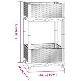 Povišena gredica 40 x 40 x 71 cm od polipropilena | Eponuda.com