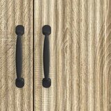  Strani šal Sonoma hrast 89 x 34,5 x 77 cm Inženirski les, (5000217957) | Shoptok.si