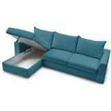 Bobochic Paris Plava sklopiva kutna garnitura od samta (promjenjiva) Augustin – | shoptok.hr
