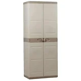 Garderobne omare Armoire haute 4 étagères modulables Beige Bež