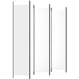 Sobna pregrada s 6 panela bijela 300 x 220 cm od tkanine | shoptok.hr