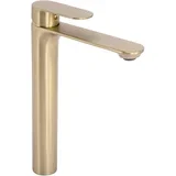 Drop Mešalnik za umivalnik Brush Gold High