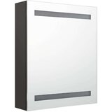  Kopalniška omarica z ogledalom antracitna 50x14x60 cm, (20801605) | Shoptok.si