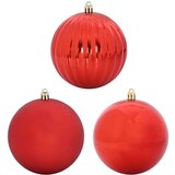vidaXL Set božičnih okraskov 4 pcs Rdeča | Shoptok.si