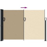  Uvlačiva bočna tenda bež 140 x 600 cm | shoptok.hr