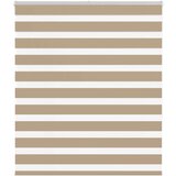 vidaXL Zebra senčilo peščeno rjava 125x150 cm tkanina širina 120,9 cm | Shoptok.si