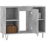  Kupaonski ormarić boja betona 80x33x60 cm od konstruiranog drva | shoptok.hr
