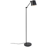 White Label Črna stoječa svetilka s kovinskim senčilom (višina 135 cm) Hajo – | Shoptok.si