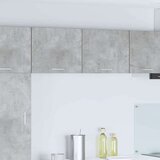  Viseča omarica z vrati Riga Beton sivo in bela 50 x 31 x 40 cm, (5000091900) | Shoptok.si