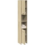 Furnova Kopalniška omarica sonoma hrast 30x30x183,5 cm inženirski les, (21947081) | Shoptok.si