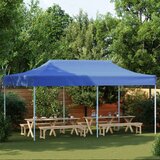 Šator za svadbe - šator za zabave Plava 291 x 580 x 315 cm Oxford tkanina - Plava Bez bočnog zida Da | shoptok.hr