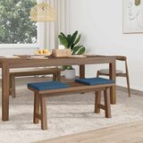 Jastučić za klupu 2 kom. Tkanina Plava Dubina 35 cm | shoptok.hr