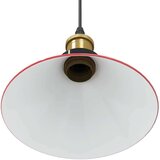 vidaXL Visilica podesiva po visini E27 sjaj crvena Ø 22 cm metal | shoptok.hr