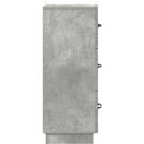  Ormar s ladicama Betonska siva 33 x 34,5 x 87 cm | shoptok.hr