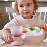 BABYBJORN set za hranjenje baby dinner powder pink (8-dijelni set) | shoptok.hr