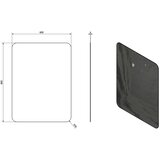 Sapho Ogledalo ISHAPE 60x80 cm | Eponuda.com