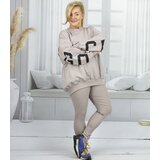 Pri Women's tracksuit loose sweatshirt + ribbed leggings CHICAGO | Shoptok.si