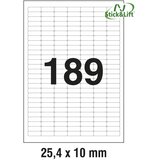  ETIKETE ILK 25,4X10MM ODLJEPLJIVE PK25L ZWECKFORM L4731REV-25 | shoptok.hr