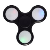  fidget spinner LED light crni Cene